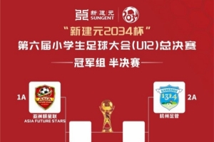 2034年杯半决赛：亚洲明星联对阵中国足球小将红队、杭州足管对阵西海岸