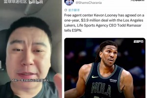 大史分析凯文-卢尼1年390万签约湖人