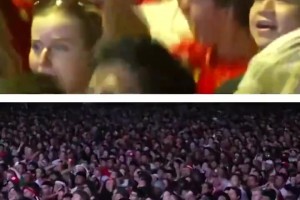 梅里诺绝杀后，西班牙球迷疯狂庆祝、葡萄牙球迷黯然神伤