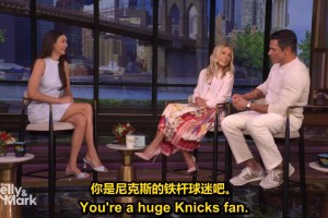 妮娜·杜波夫：我是尼克斯的超级粉丝！