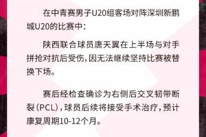 强强对决，唐天翼伤退！陕西联合与广州豹实力对比再起波澜