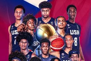 美国U17队决赛以58战全胜姿态击败塞尔维亚，垄断8冠！邦特杰荣膺MVP